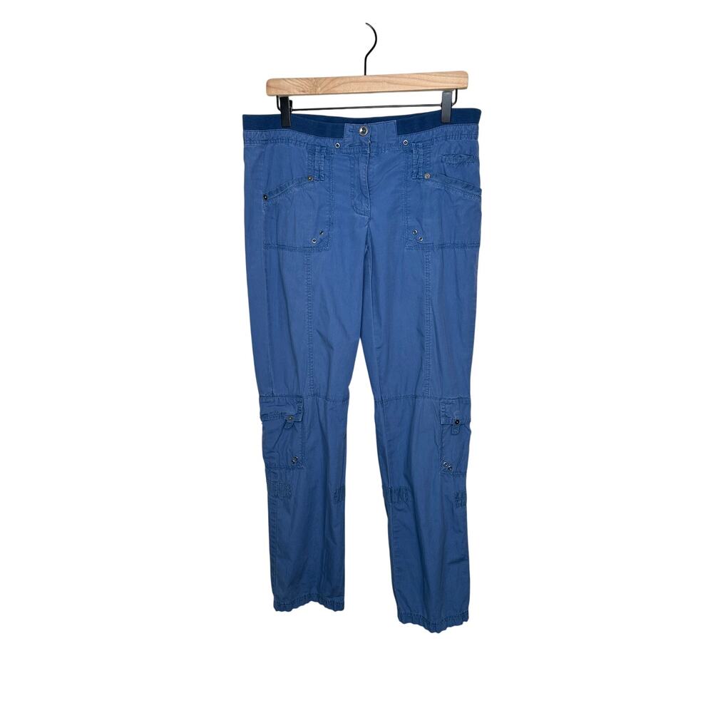 Da Nang Surplus Womens Blue Utility Pants Convertible Fiji HPG5 30 M Y2K Cargo